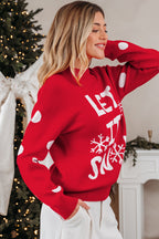 Let It Snow Christmas Sweater For Festive Style