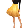 Radiant Sunburst Pleated Midi Skirt – Chic & Flowy