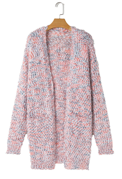 Pink Confetti Knit Cardigan For Stylish Looks