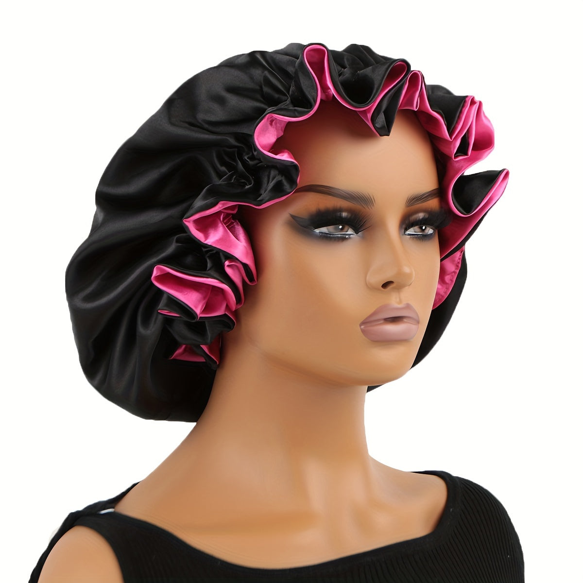 Reversible Satin Bonnet For Curly Hair