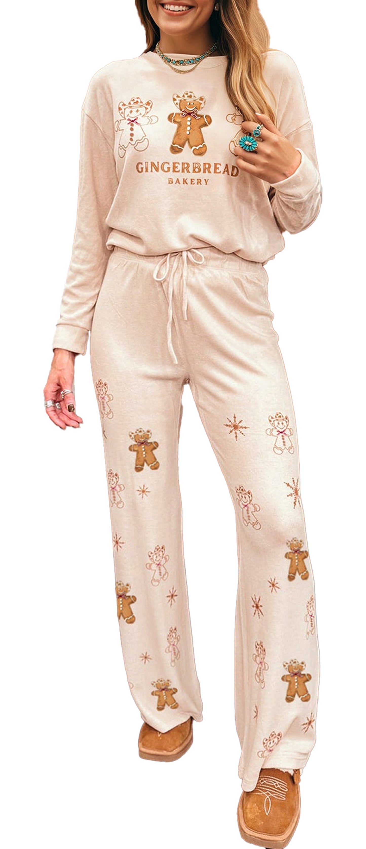 Gingerbread Bakery Christmas Lounge Set