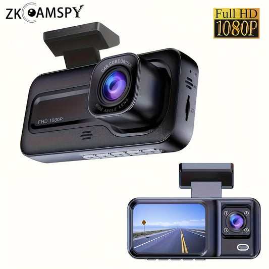 Dual Lens Dash Cam For Car Full Hd 1080p