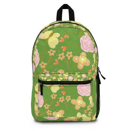 Custom Butterfly Floral Backpack