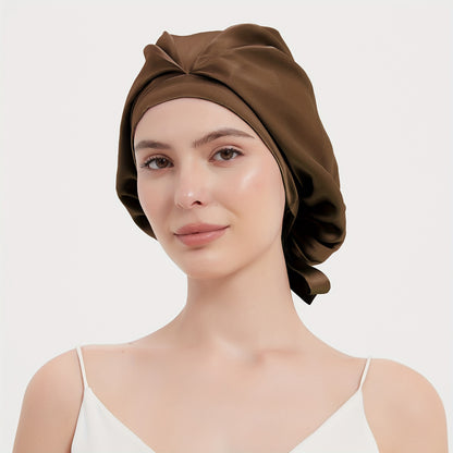 100% Silk Bonnet For Women Hair Care