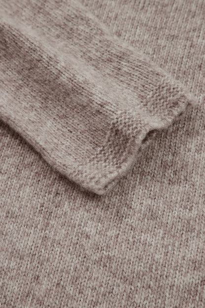 Gray Dot Detail Sweater For Trendy Style
