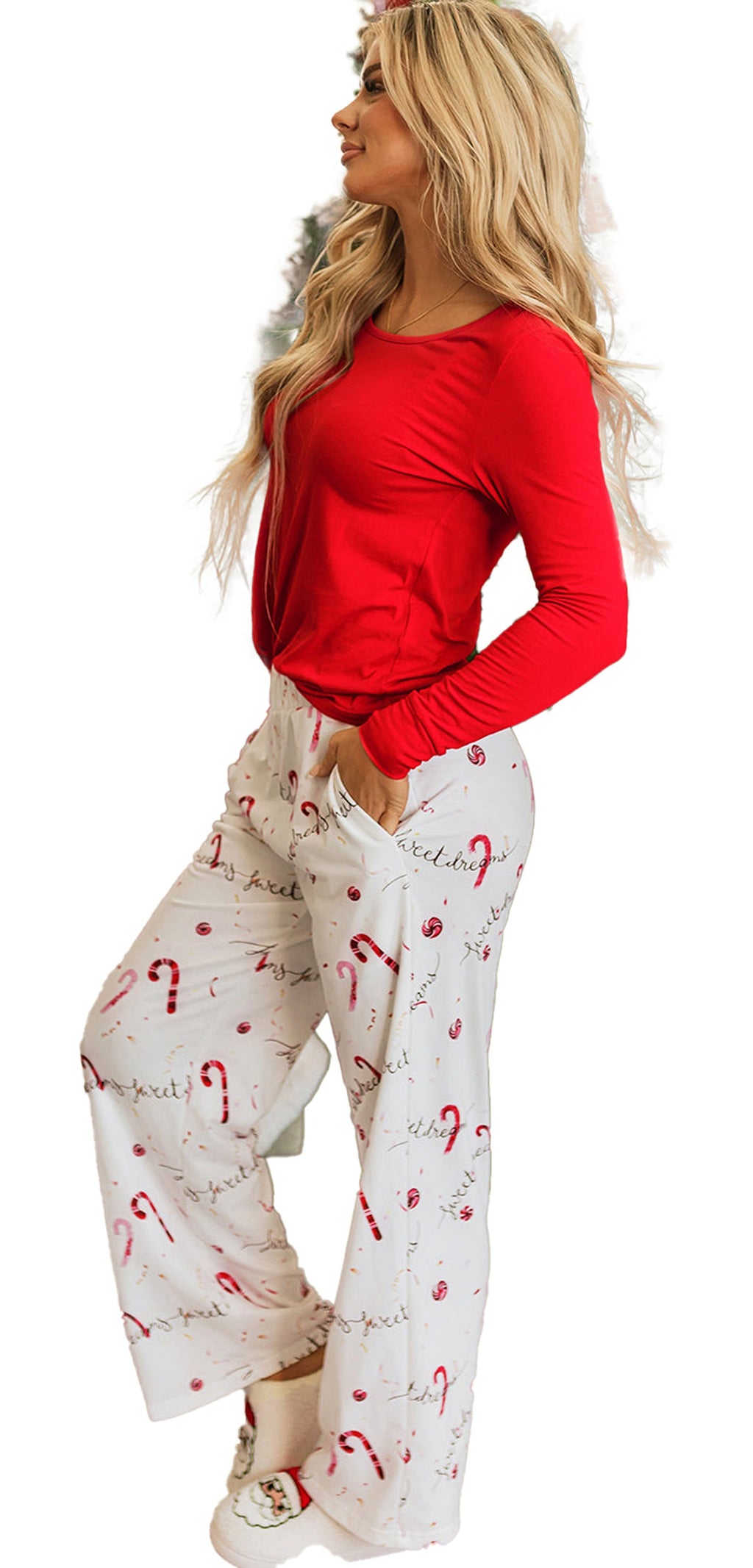 Blue Christmas Lounge Set For Cozy Nights
