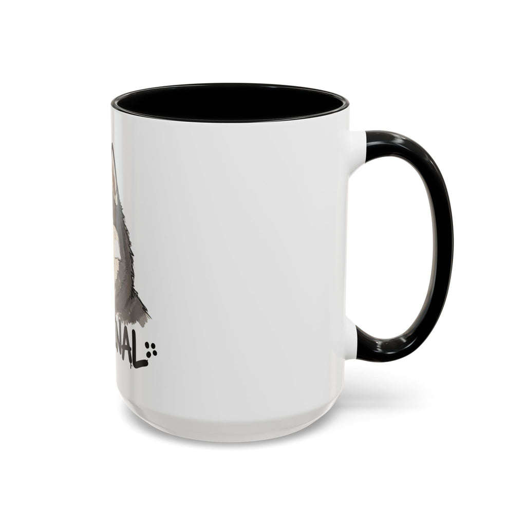 Accent Coffee Mug With Husky Design Perfect For Pet Lovers