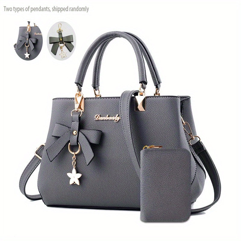 Chic Bow Decor Handbag For Women