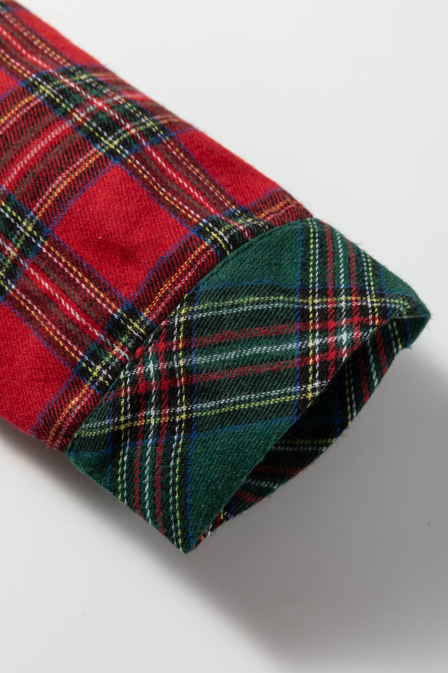 Red Plaid Christmas Pajamas Set For Women