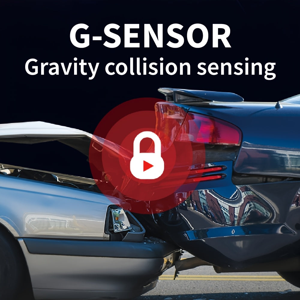 Triple Lens Car Dash Cam With Night Vision