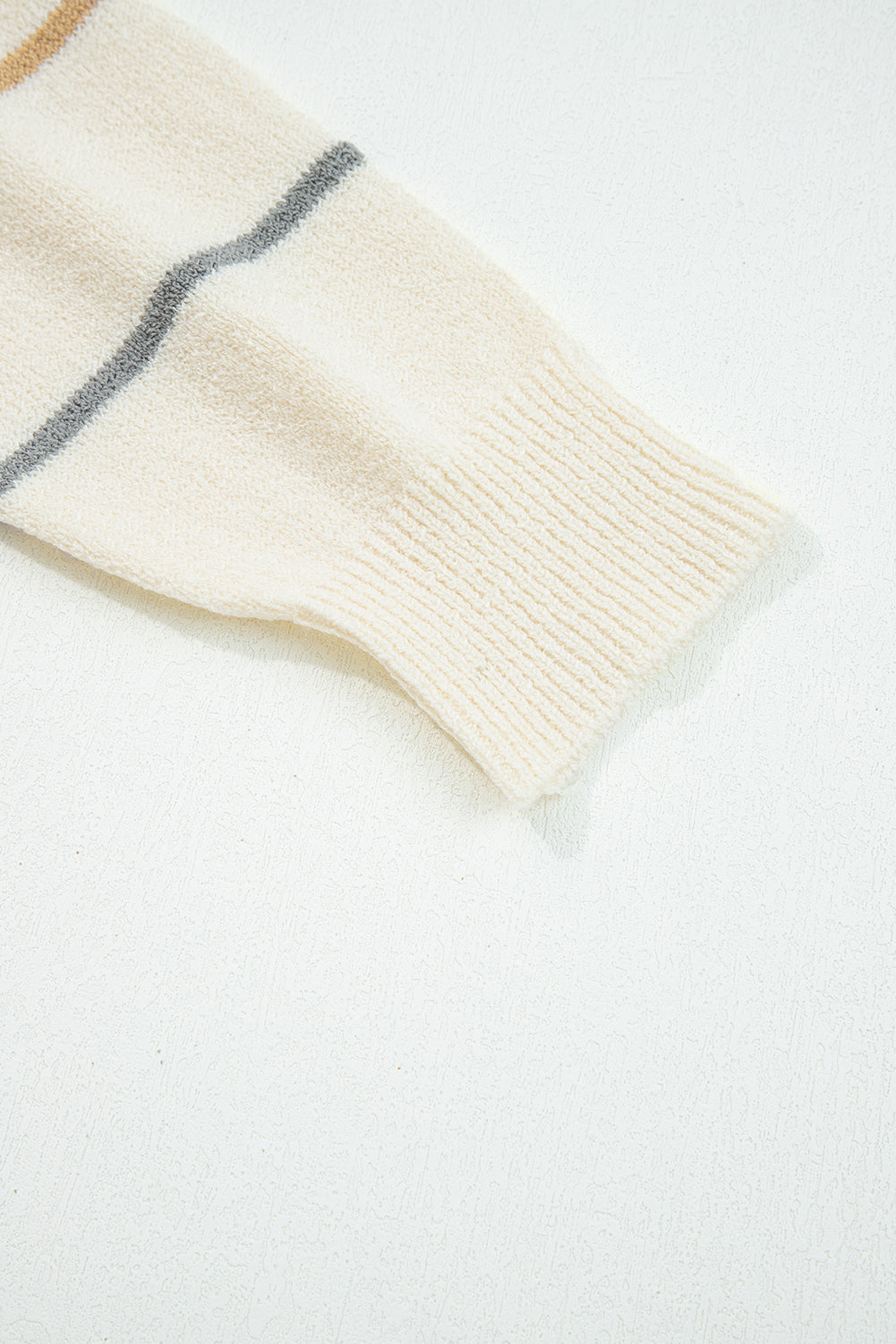 Multicolour Striped Cardigan Sweater