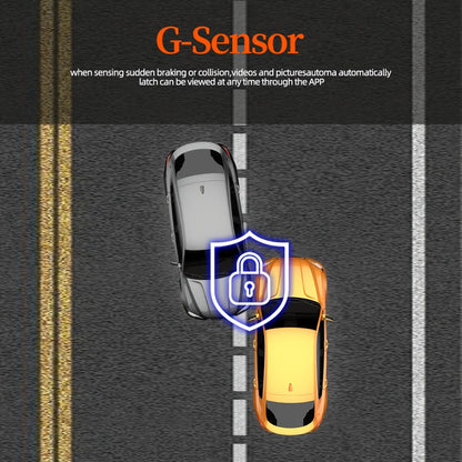 4 Channel Dash Cam For Cars With GPS