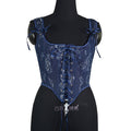 Floral Denim Corset Corset for Stylish Look