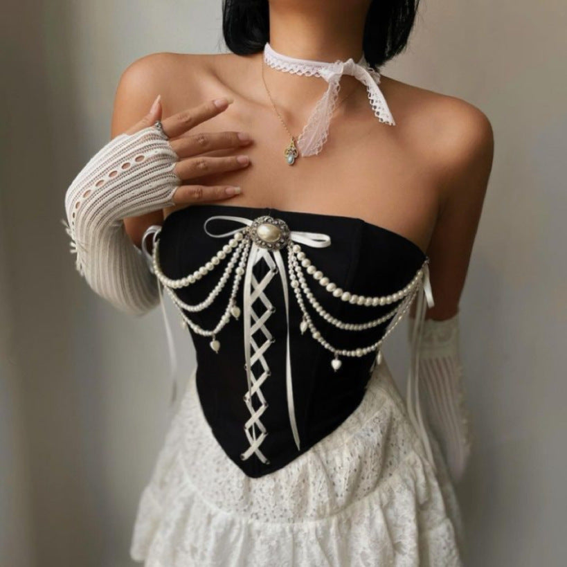 Strapless Corset Top for Chic Style