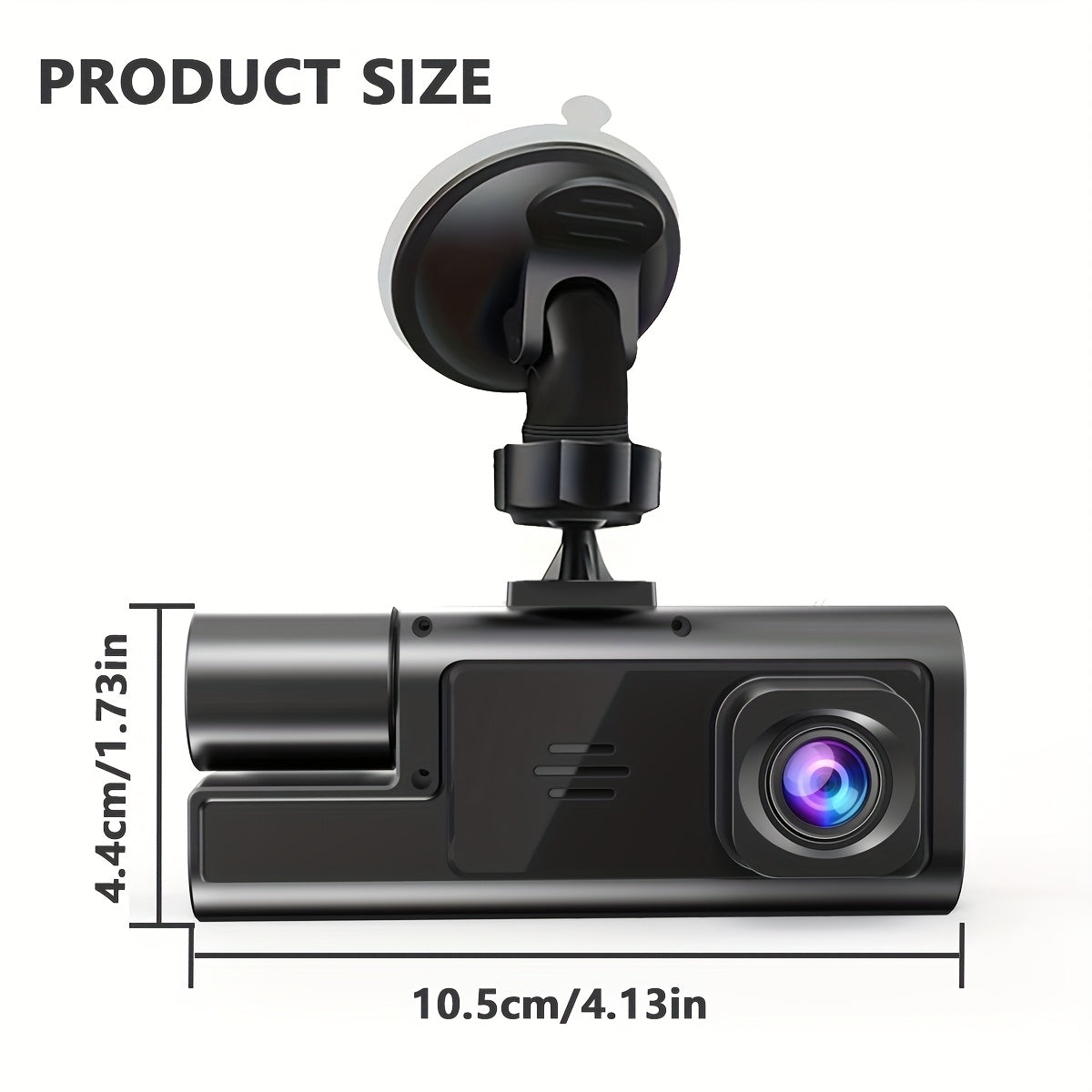 Hd 1080p Dash Cam Front And Inside