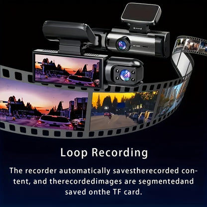 Dual Dash Cam With Night Vision Features