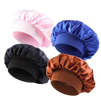 Satin Bonnet Set For Women 4 Colors