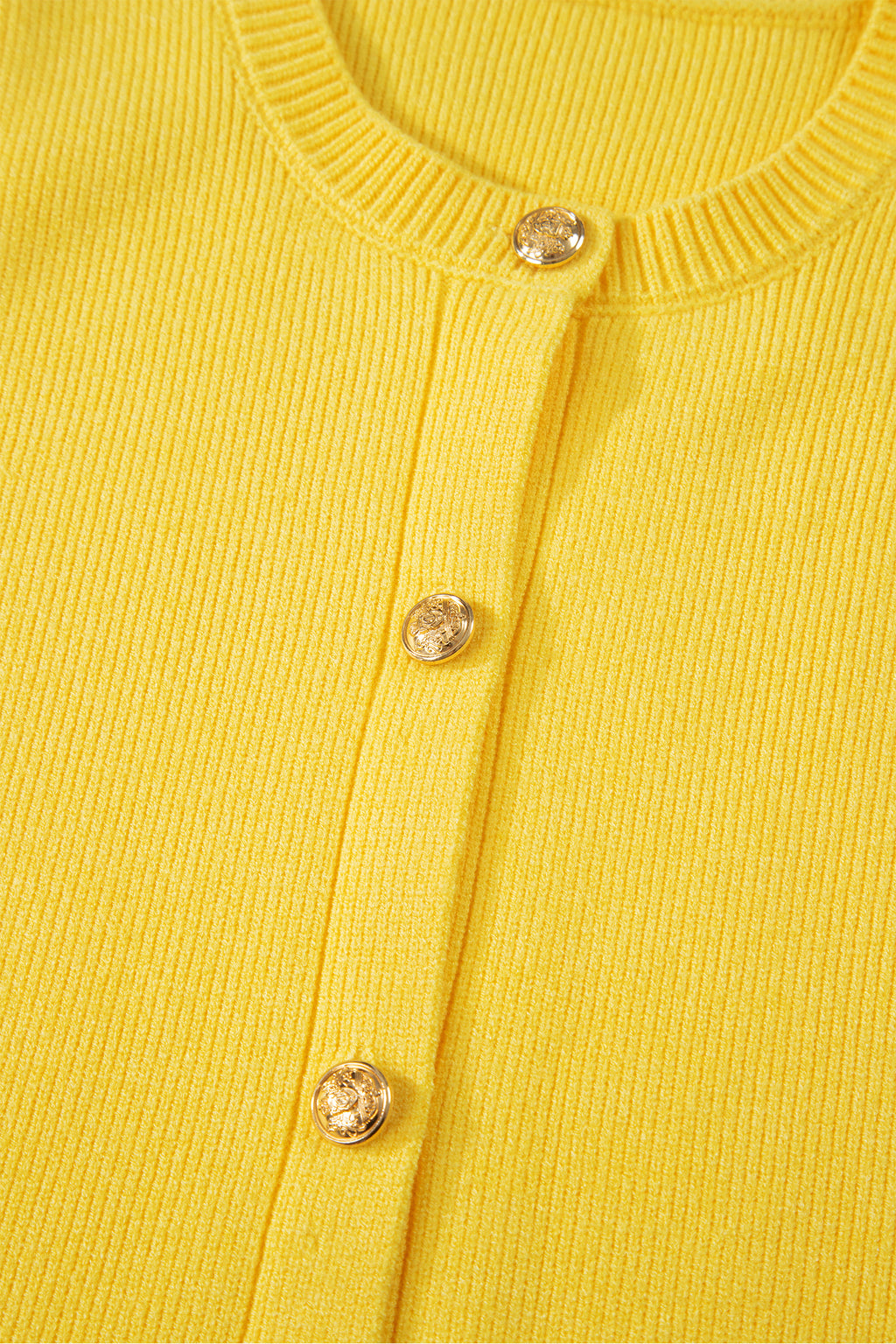 White Solid Color Sleeveless Knit Button Pocketed Sweater