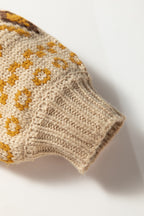Western Pattern Cardigan Sweater