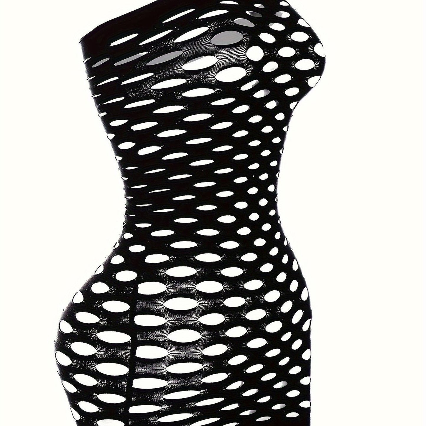 Alluring Ripped Fishnet Bodycon Dress - Ultra-Sexy Women's Lingerie