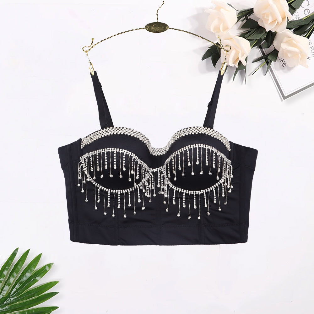 Rhinestone Corset with Elegant Detailing