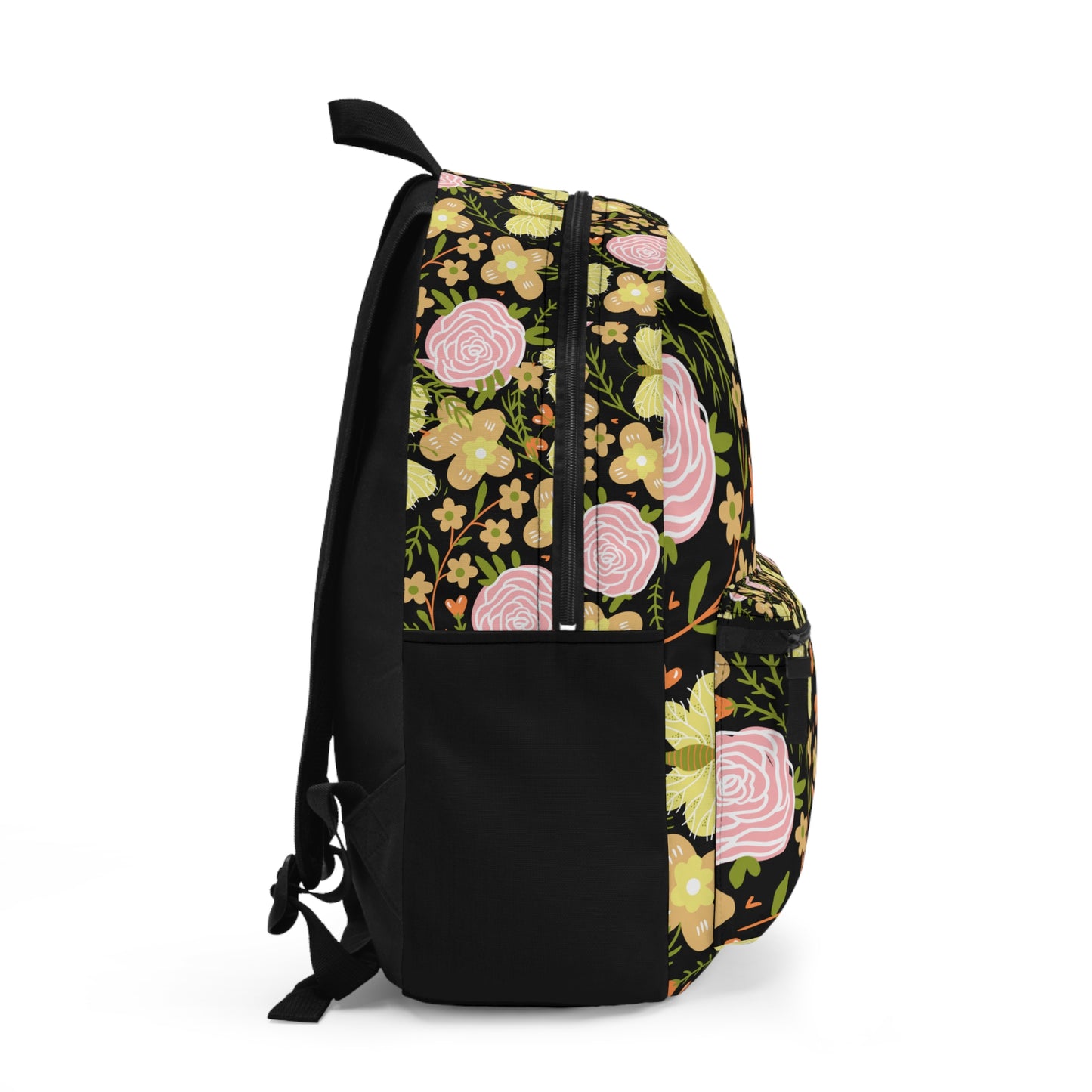 Green Butterfly Floral Backpack