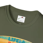 Lifes A Beach Text Stylish Summer Apparel Softstyle T-Shirt