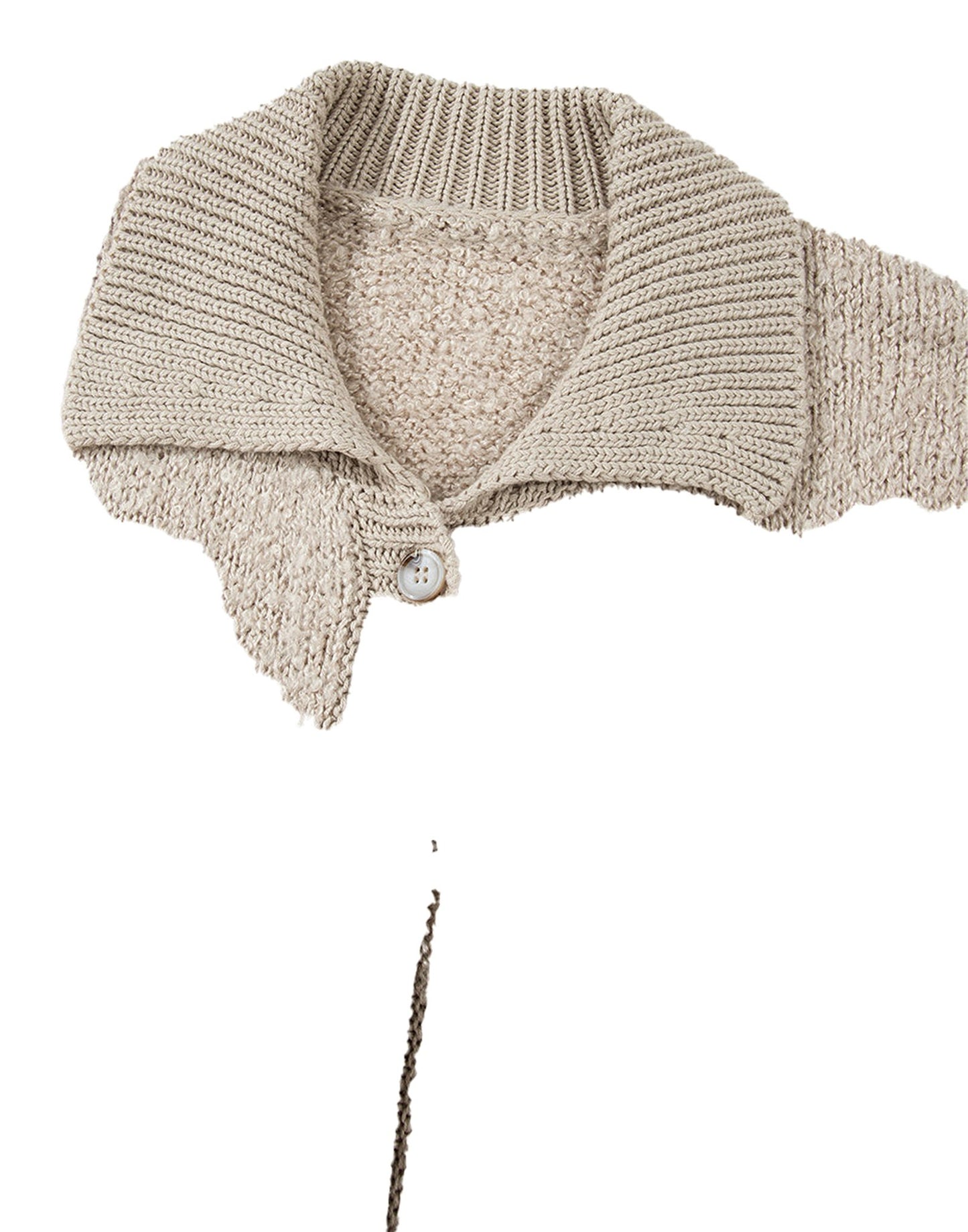 Jet Stream Collared Button Up Cardigan