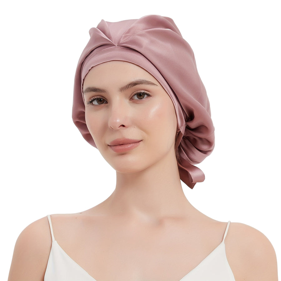 100% Silk Bonnet For Women Hair Care