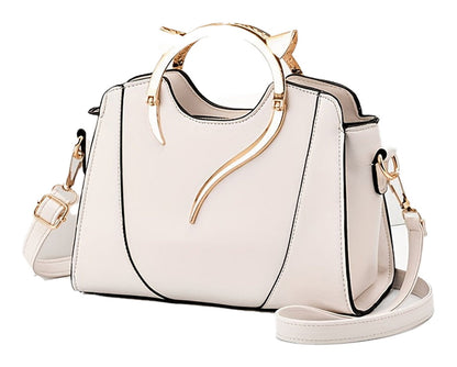 Cat Ear Handle Tote Bag Chic Satchel