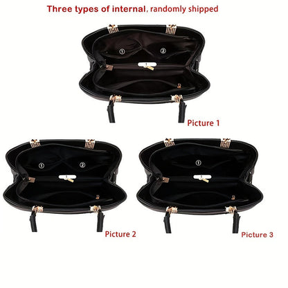 Chic Bow Decor Handbag For Women