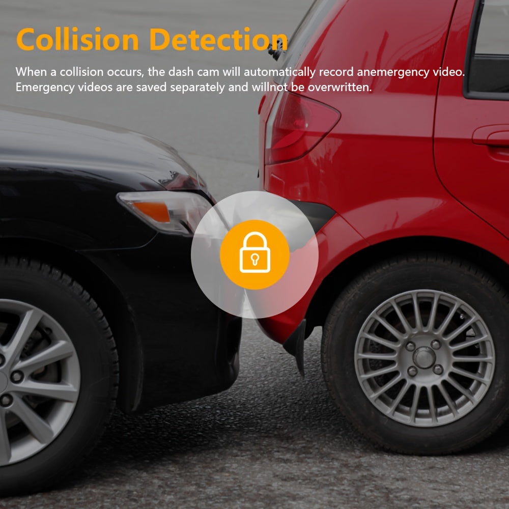 1080p Dual Camera Car Dash Cam