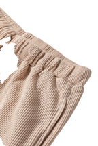 Parchment Textured Lounge Set Pajama Set