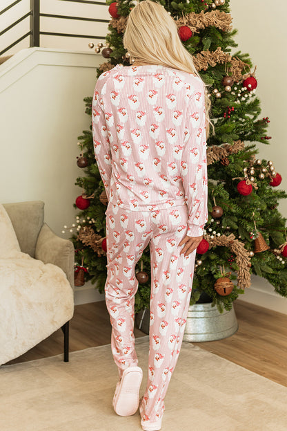 Pink Santa Lounge Set For Cozy Comfort