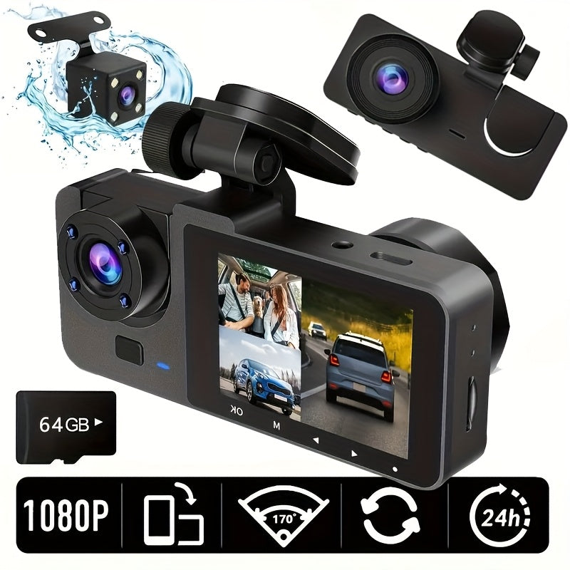 4k Front And Rear Dash Cam, Ultra Hd Recorder