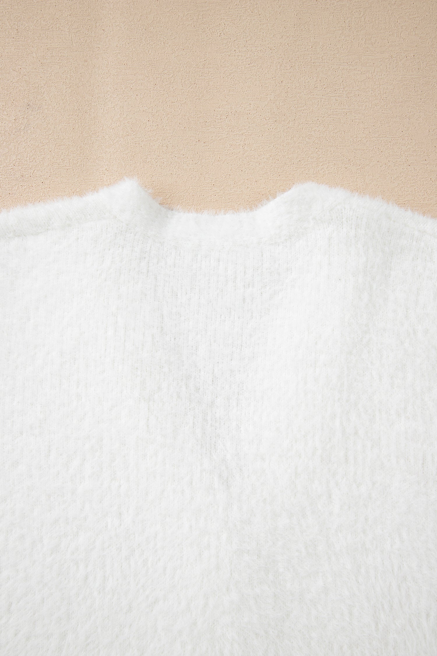 Dear-Lover Smoke Gray Fuzzy Cardigan For Cozy Style