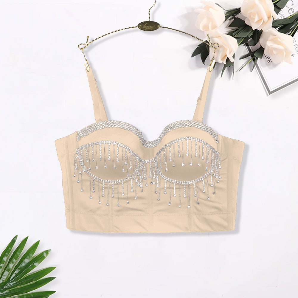 Rhinestone Corset with Elegant Detailing