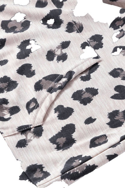 Leopard Print Lounge Set For Cozy Comfort