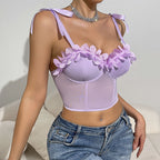 Floral Strapless Top for Trendy Style