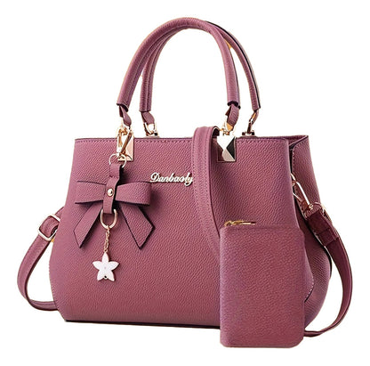 Chic Bow Decor Handbag For Women