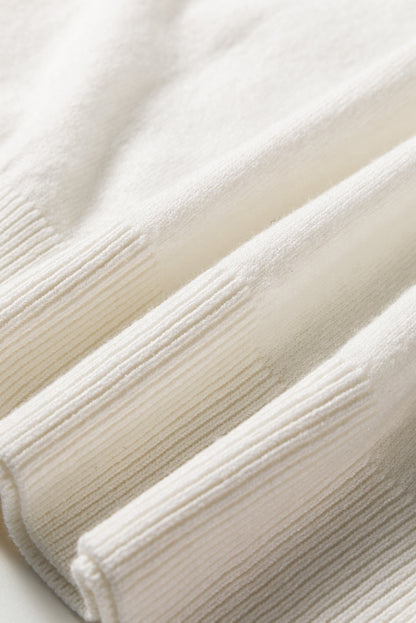 White Slim Sweater For Women Stylish Fit