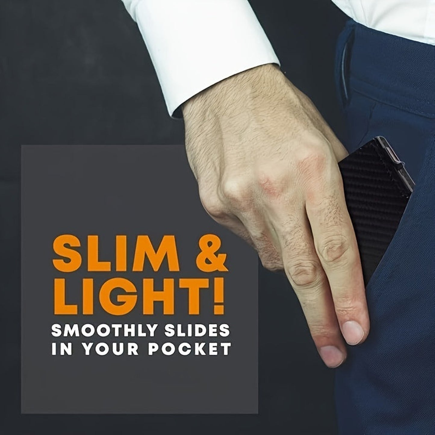 Carbon Fiber RFID Wallet For Secure Storage