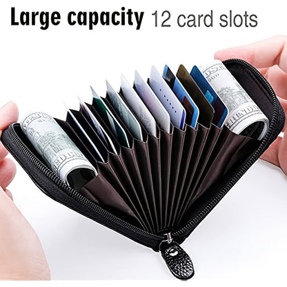 Genuine Leather Credit Card Wallet Stylish & Functional