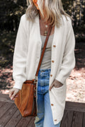 Smoke Fuzzy Cardigan For Cozy Style