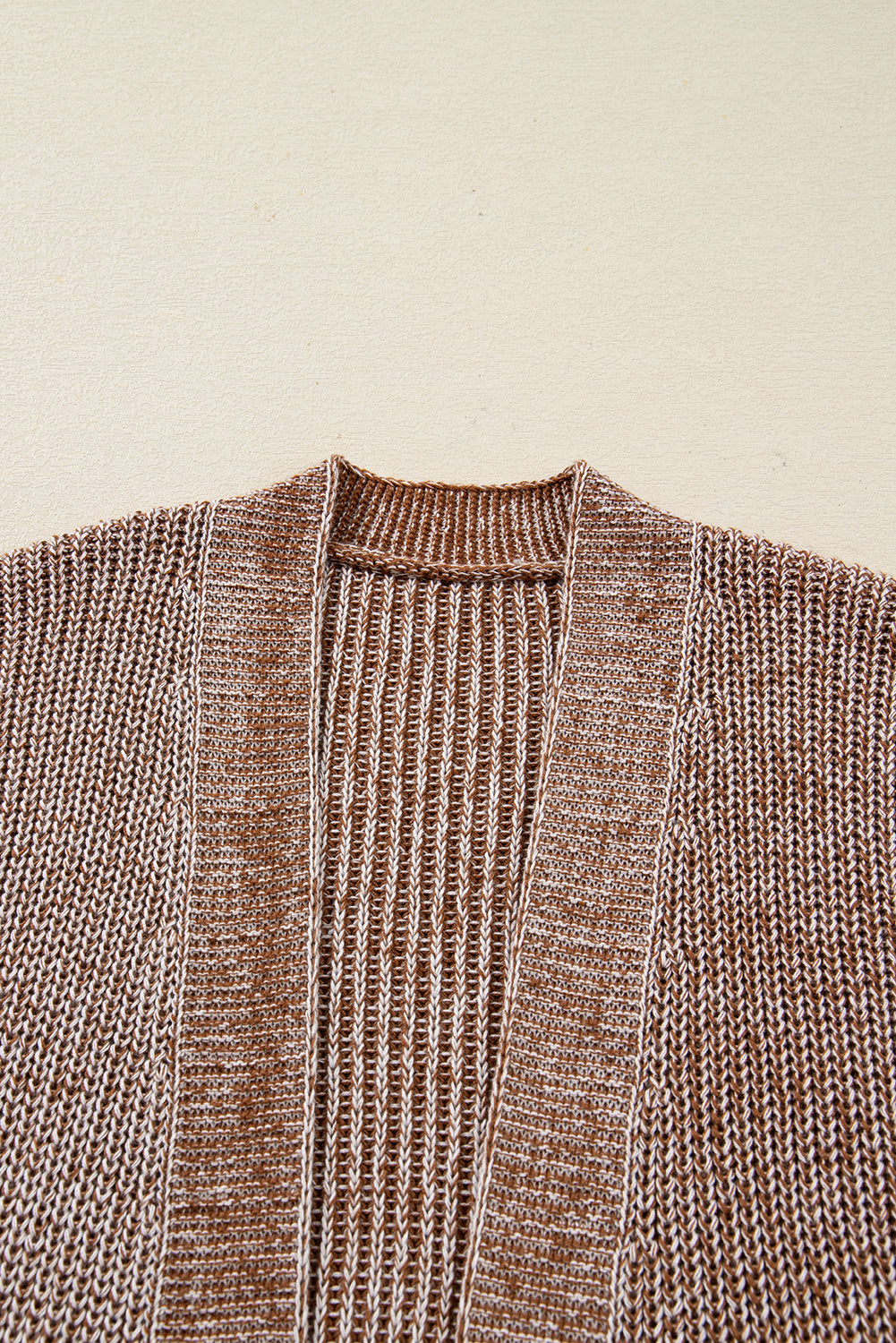 Dear-Lover Yellow Open Knit Cardigan For Trendy Style
