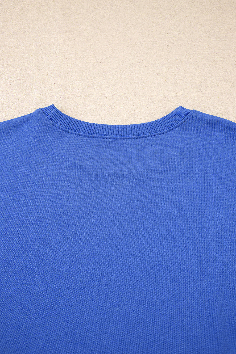 Red Varsity Sweatshirt Dress Cozy Pocketed Mini