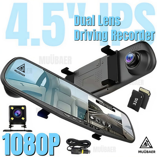 Hd Dash Cam With Night Vision Dual Lens