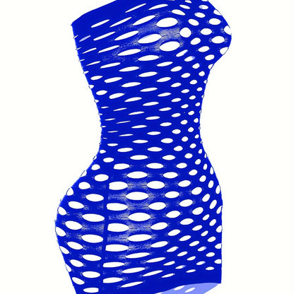 Alluring Ripped Fishnet Bodycon Dress - Ultra-Sexy Women's Lingerie Bodystocking