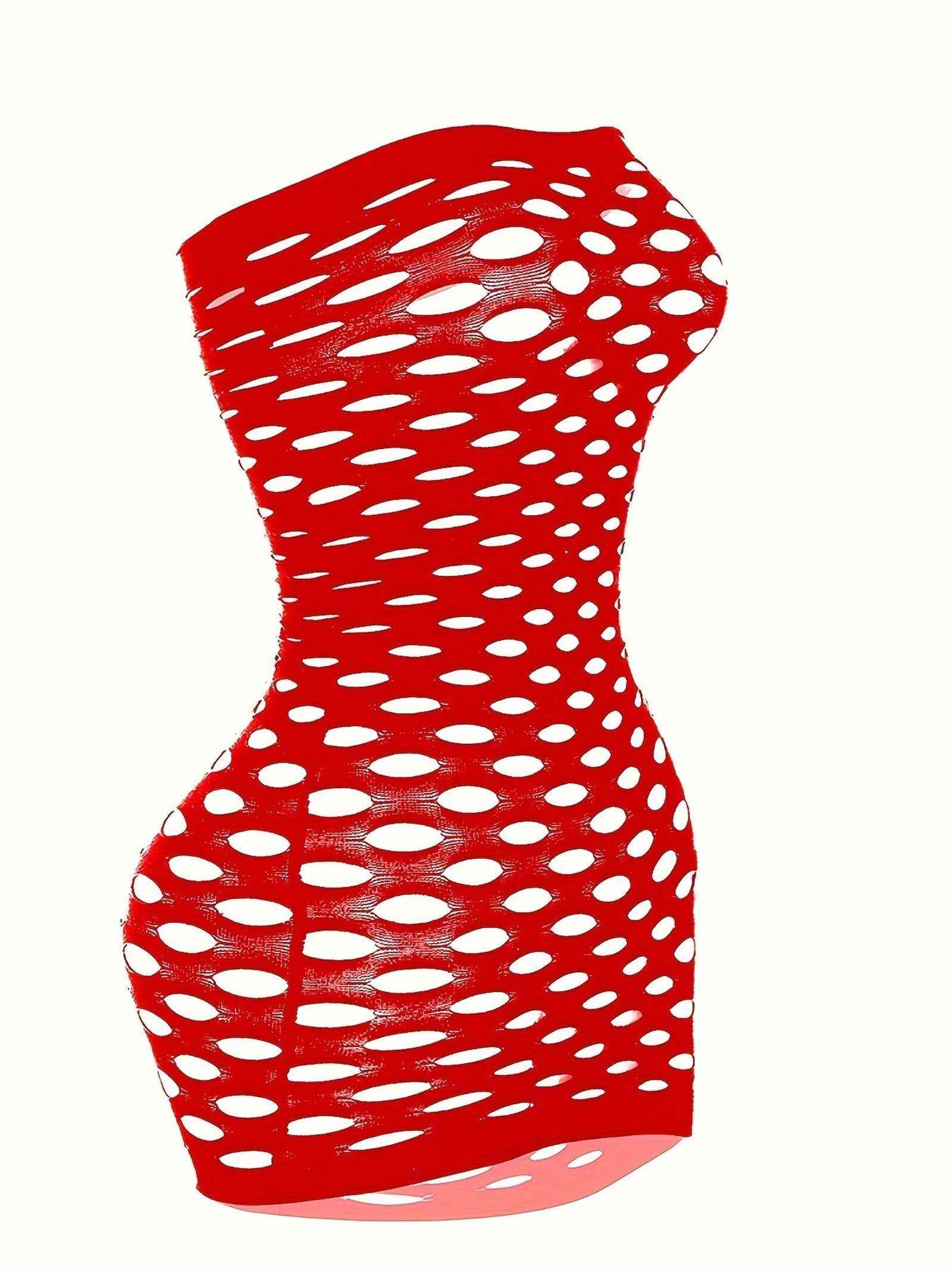 Alluring Ripped Fishnet Bodycon Dress - Ultra-Sexy Women's Lingerie