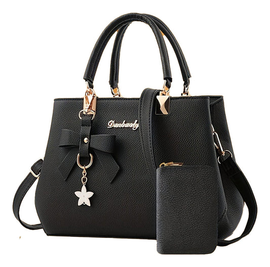 Chic Bow Decor Handbag For Women